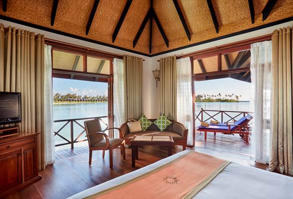 Sun Siyam Olhuveli Water Villa Bedroom View