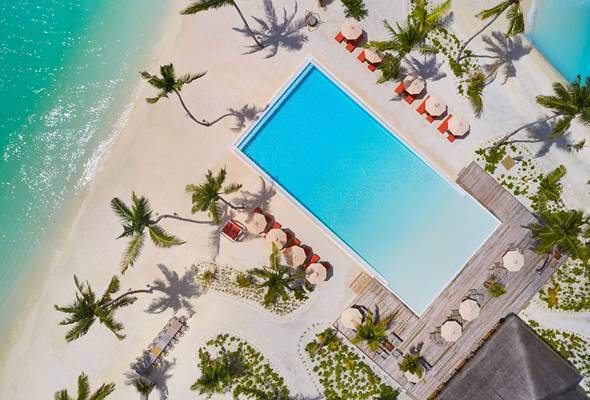 Aerial View of Pool
