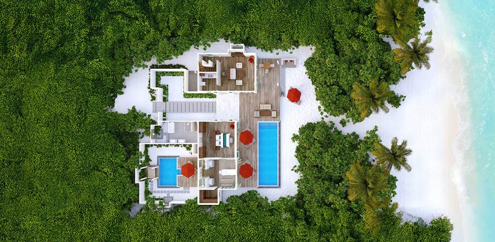 SW Two Bedroom Beach Residence Ground Floor