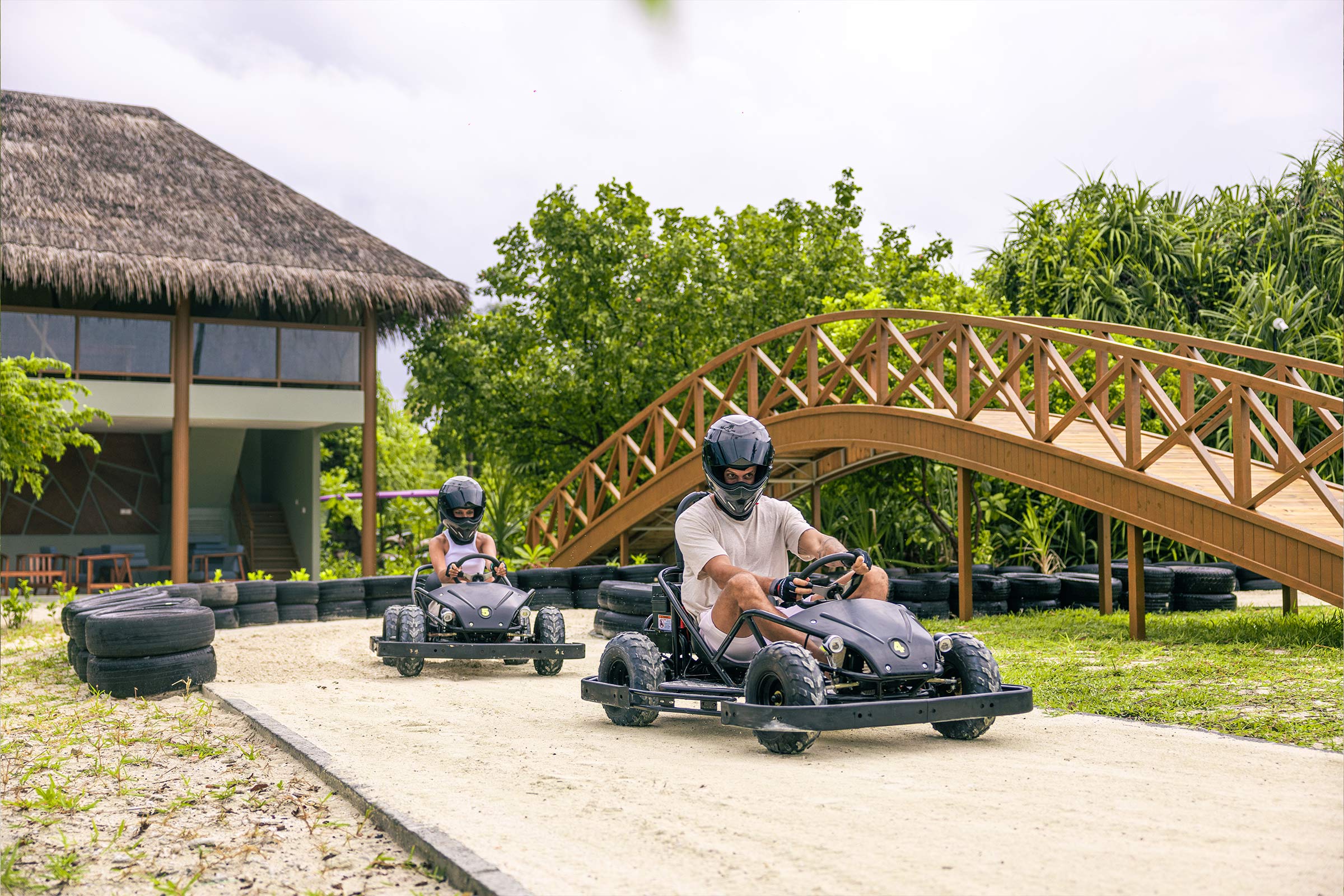 Go Karts at Siyam World Maldives