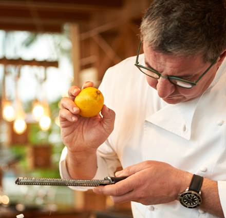 Master Chef Cooking Live at Cube Restaurant in Siyam World Maldives