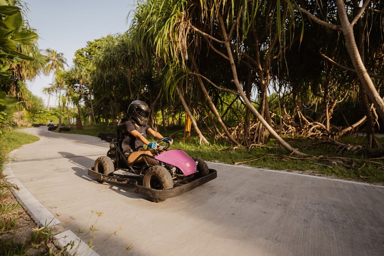 Go karting at Siyam World