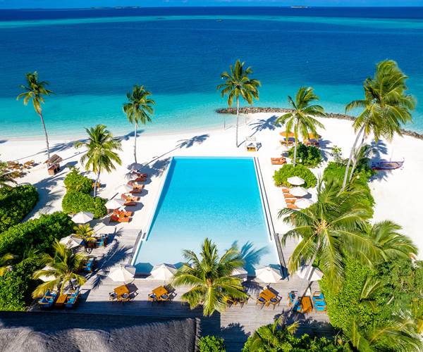 Fresh Water Pool Bar Aerial