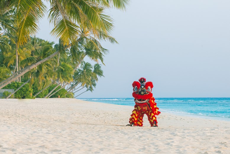 Lion Dance at Siyam World