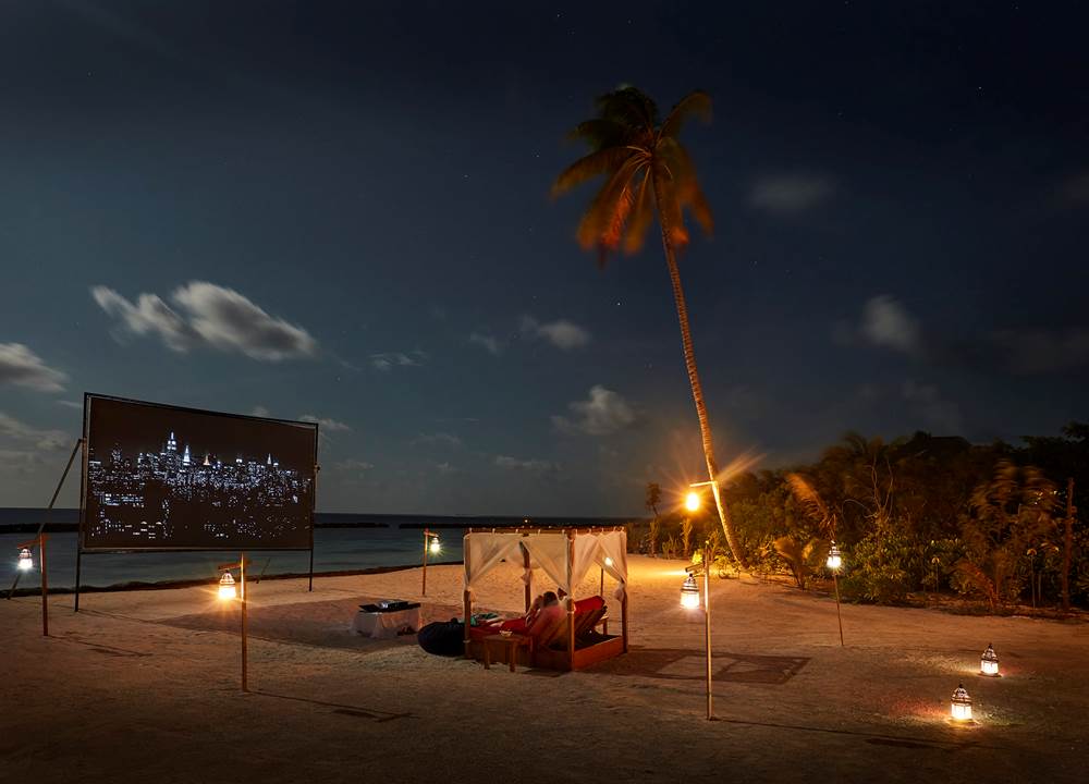 Cinema Under the Stars Experience at Sun Siyam Iru Veli Maldives