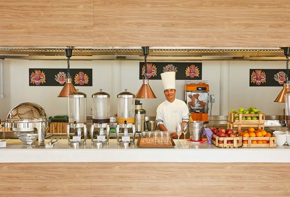 Chef at buffet