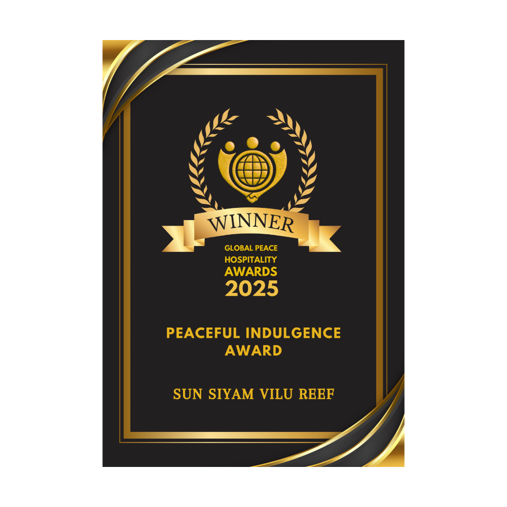 Sun Siyam Vilu Reef - Global Peace - Peaceful Indulgence Award 2025