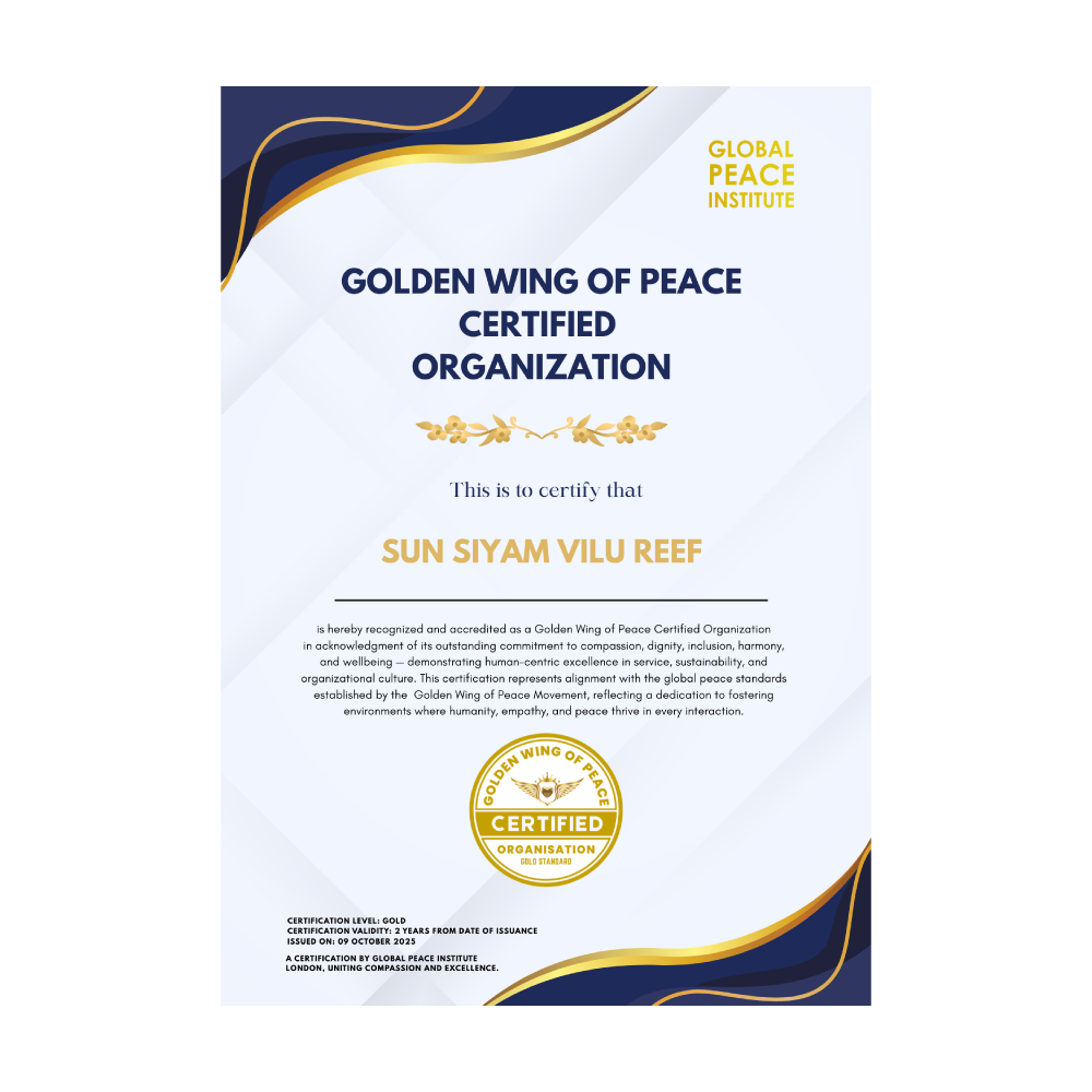 2025 Sun Siyam Vilu Reef - Golden Wing Of Peace