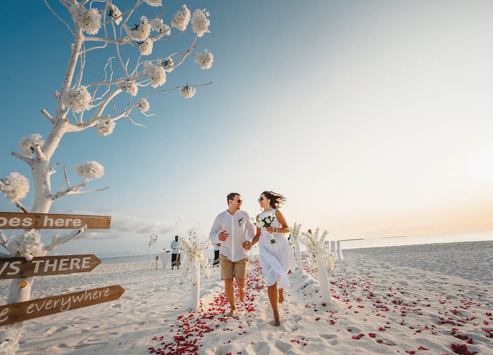 Bride and Groom at Siyam World