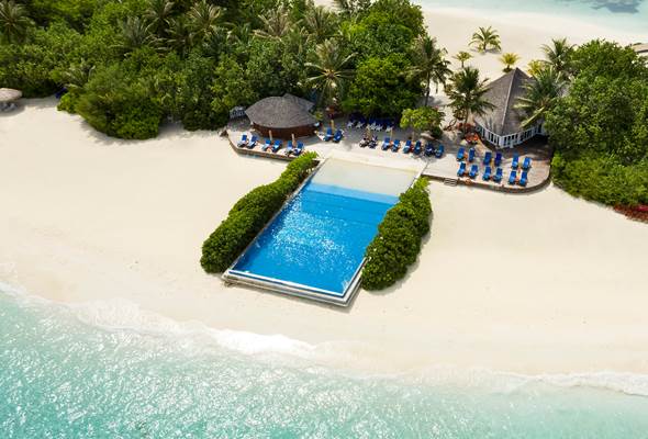 Sun Siyam Olhuveli Dhoni Bar Aerial